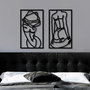 Wallity Escultura de pared Body Positive en negro